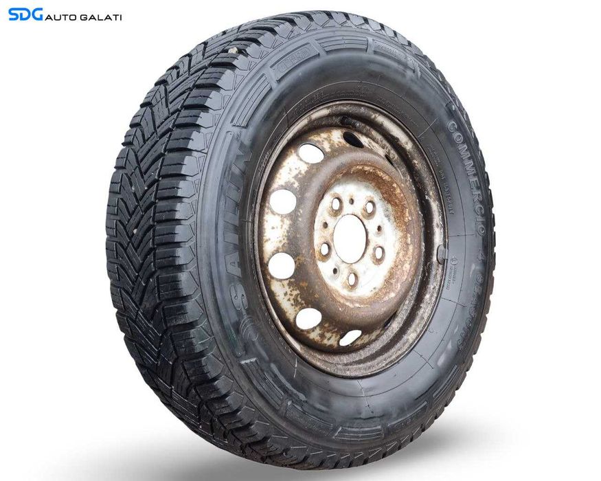 Janta Roata Tabla 6,00 J16 H2 5-68 Anvelopa All Season 225/75R16C Peugeot Boxer 2006 - 2017 Cod 5401 P9 [LR3487]