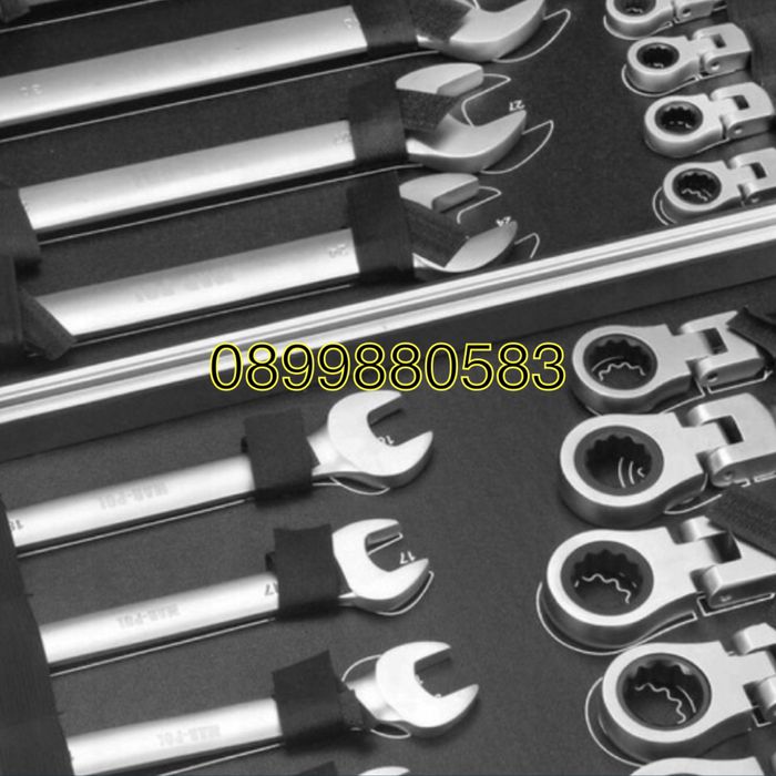 Звездогаечни тресчотни чупещи ключове от 6мм до 32мм Kraft