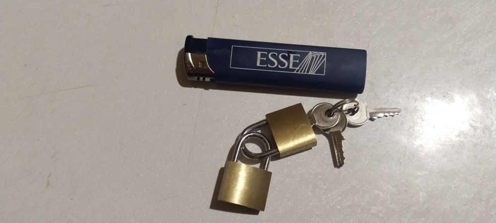 Замки висячие для чемоданов и сумок  2шт.