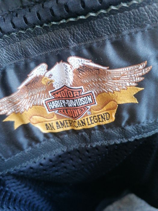 Harley davidson мото рокерско яке кожено fxrg series 1