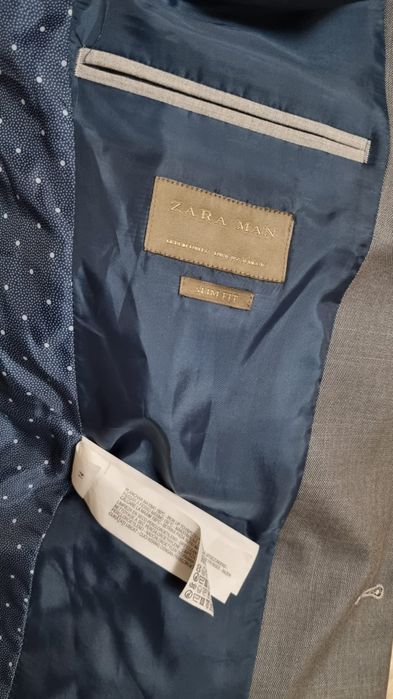 Vand Sacou Zara Men Slim Fit Mărimea 46