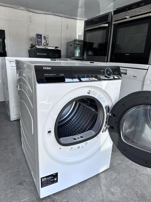 Сушилня +гаранция 1 година. Haier Термопомпа 10кг. КЛАС А++. Безплатна доставка  за София