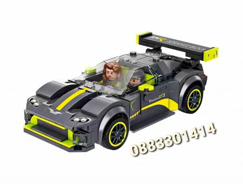 Състезателна кола, Звук и светлини, Конструктор