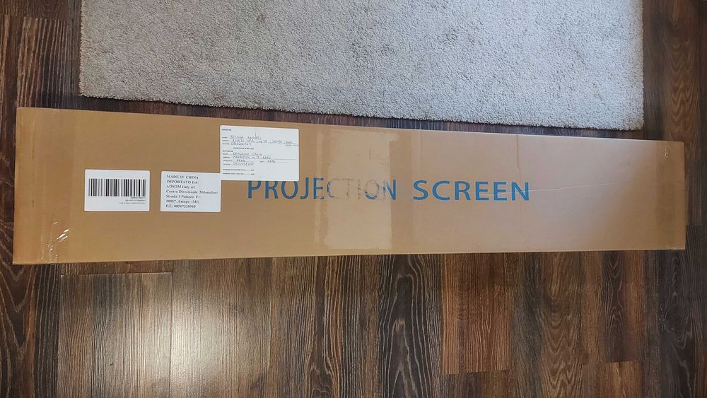 Ecran proiectie compatibil ALR / ALR-UST Black Widow - rama fixa