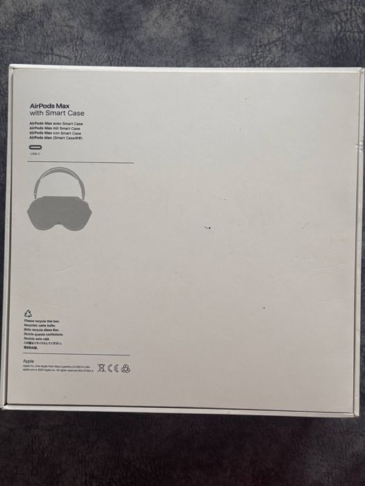 оригинальные Apple AirPods Max в цвете Starlight