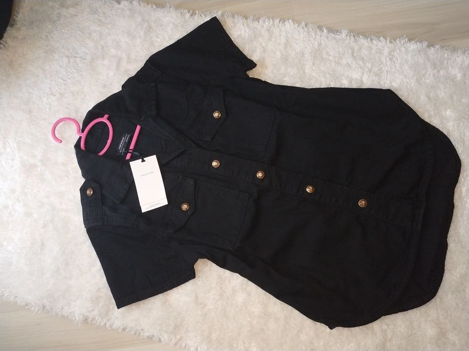 Zara дънкова риза НОВА S