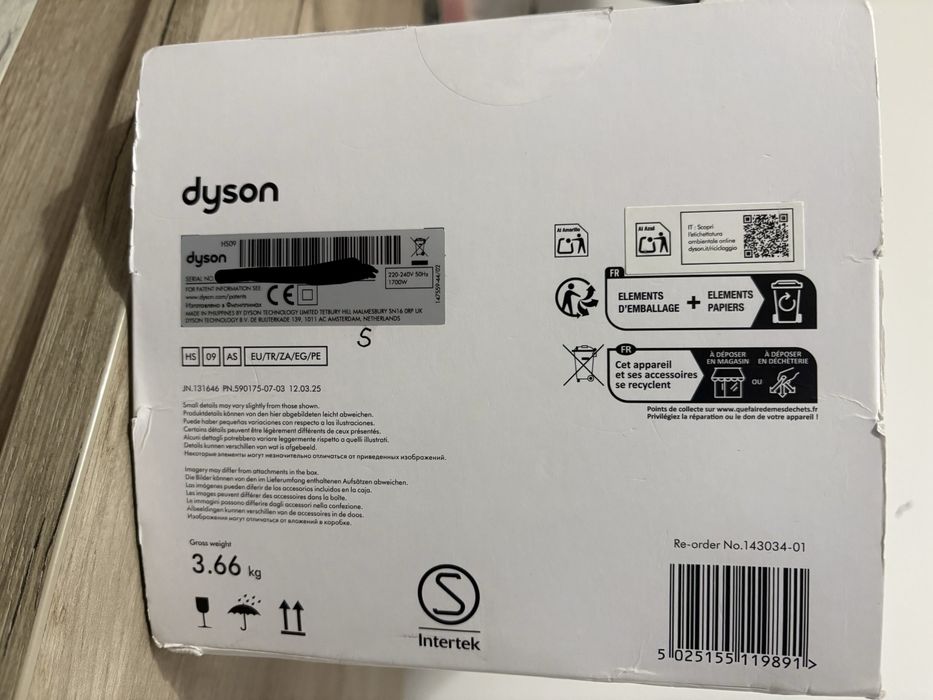 Perie rotativa Dyson airwrap co-anda 2x