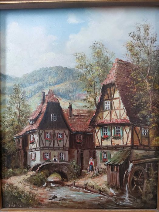 Tablou original Erich Döbler peisaj