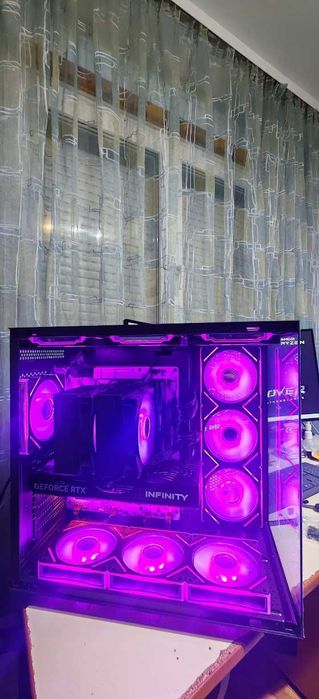 Мощно ТОП Геймърско PC Ryzen 7 9700X/Z870/32Gb 6400Mhz CL32/1.5TB SSD Samsung/RX 5060TI 16Gb/Гаранция