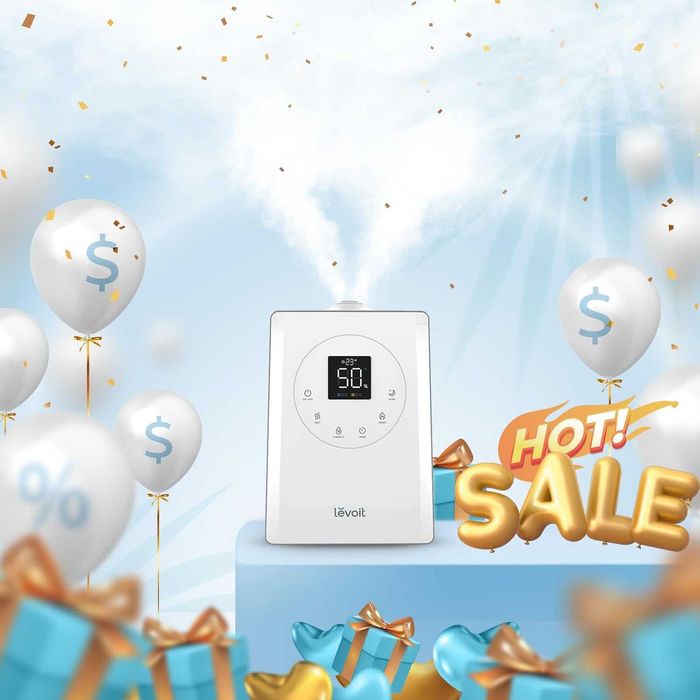 Смарт Овлажнител Levoit LV600S - Топла и Студена пара (6 Литра)