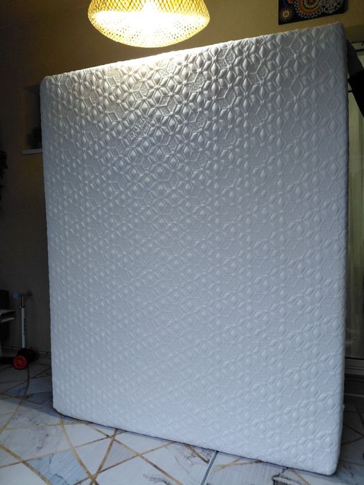 Saltea de pat SleepLine BioGreen Memory, 160x200x20cm,ioni argint