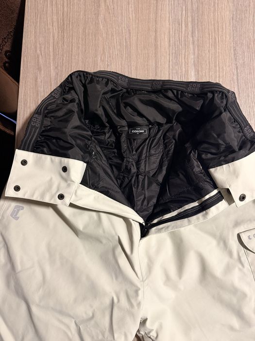 Cosone Aeroflow 3L Baggy Ski Pants - Unisex White / M