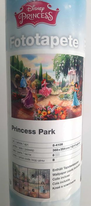 Tapet Disney Printese pentru camera fete