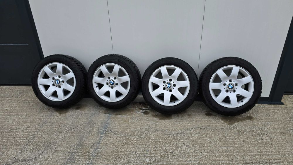 джанти за BMW E46 със зимни гуми Hankook Winter i*cept RS3, DOT 2023 г