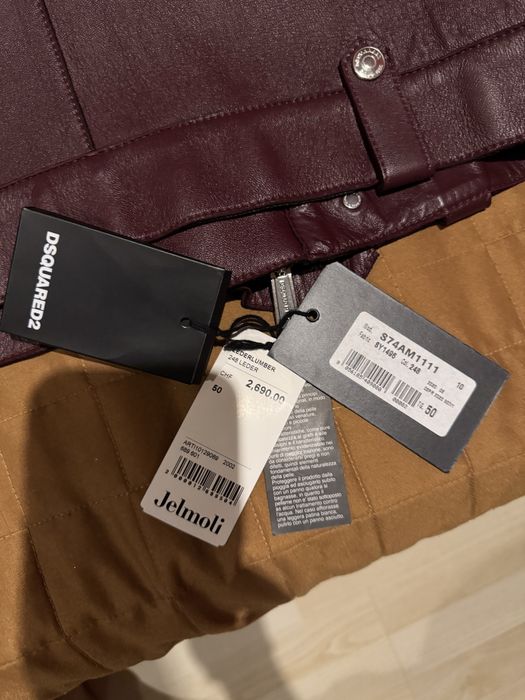 geaca dsquared piele originala