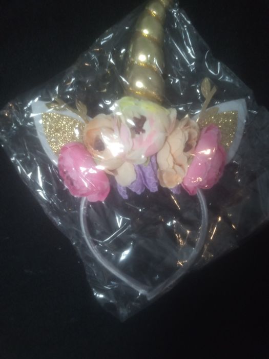 Детска официална дълга рокля 4-5г.еднорог