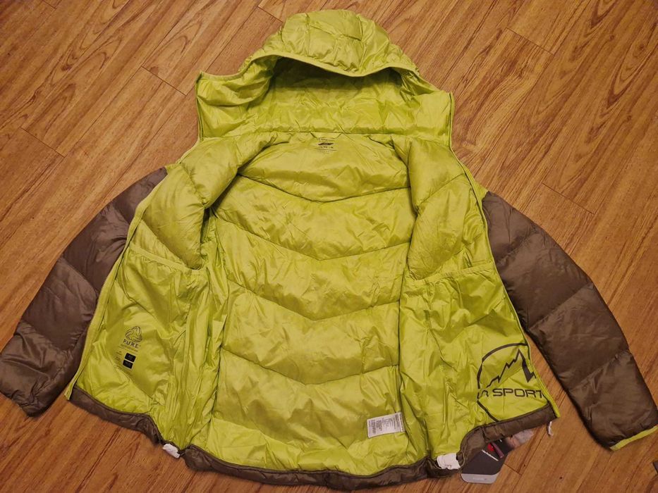 Geaca puf LA SPORTIVA, originala, mas S si M, munte, iarna, frig