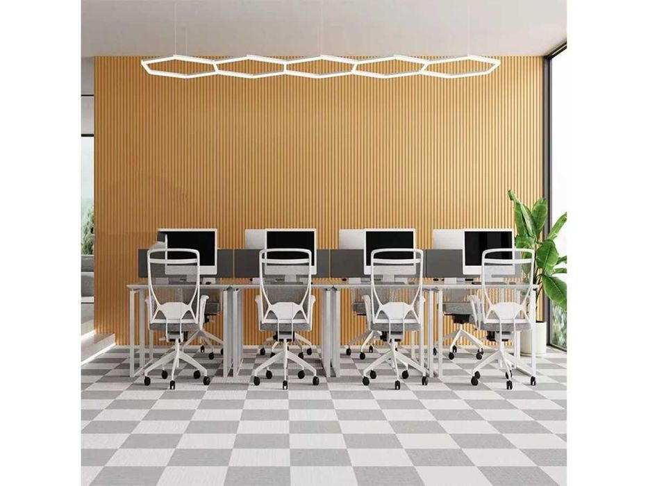 Iluminare liniară LED Fagure- 5 Hexagoane pentru garaj Modern lumina