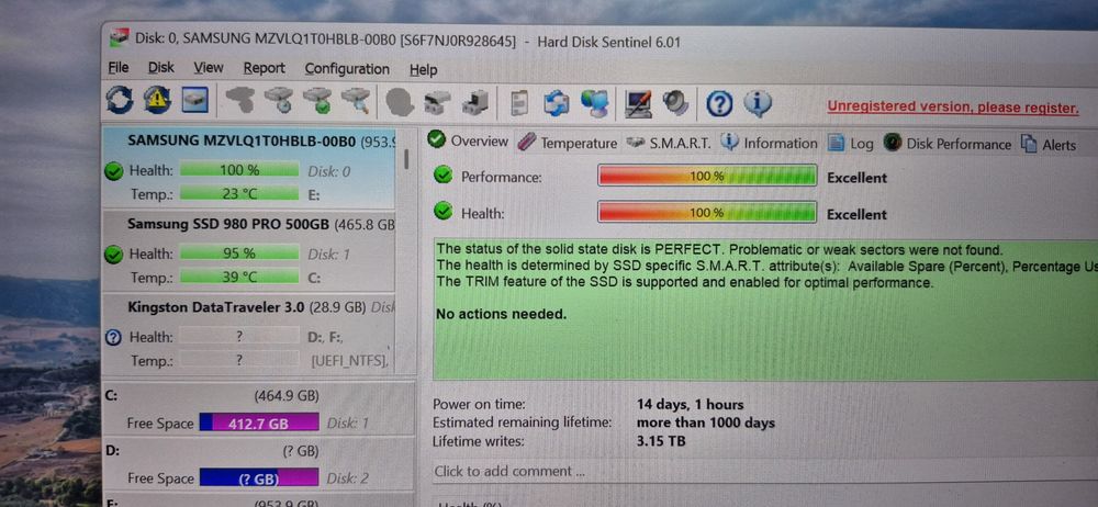 Samsung NVMe 1TB