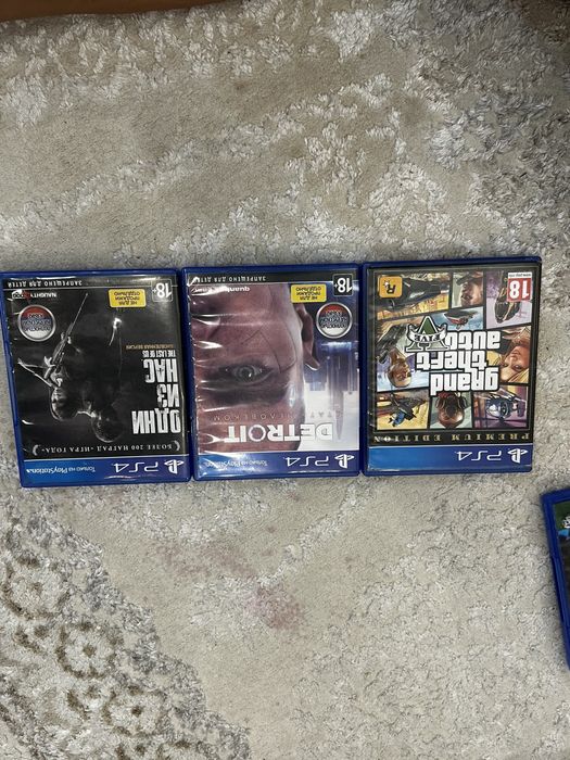 Пс 4 слим на 1ТБ + 5 дисков