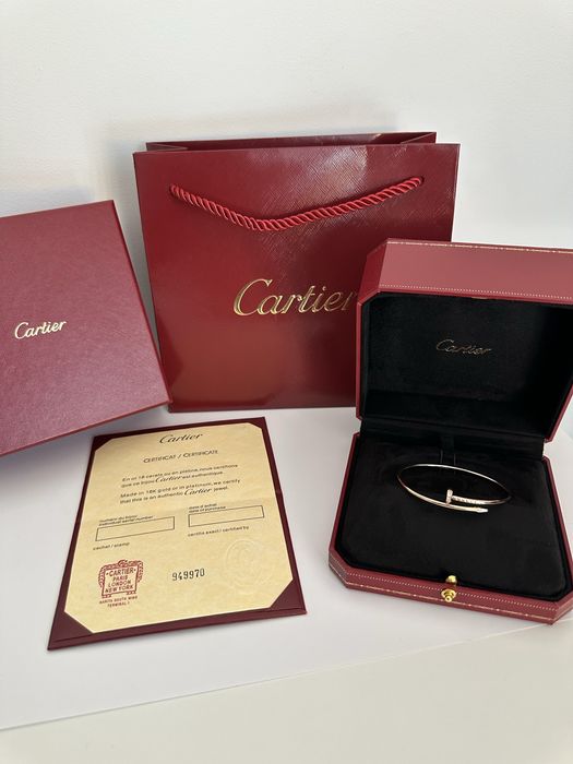 Brățară Cartier Juste un Clou 16 Slim Rose Gold 750 Diamond cu Cutie
