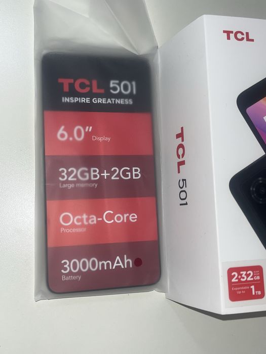 Vand Telefon mobil TCL 501, 2GB RAM, 32GB, 4G, Prime Black