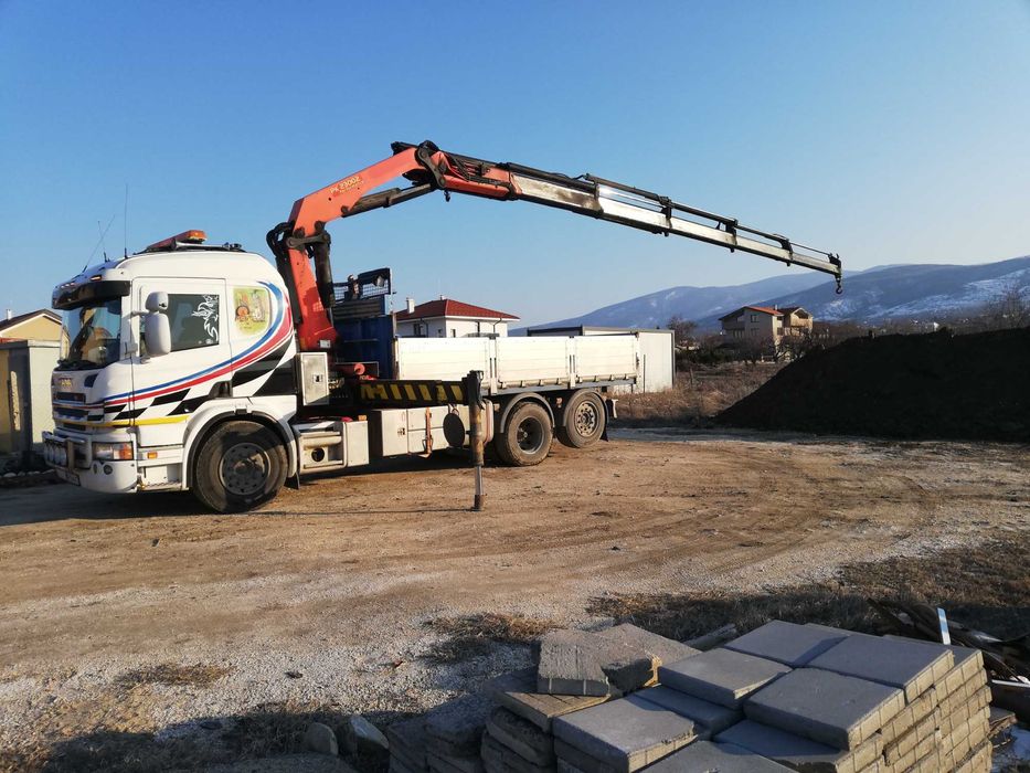 Транспортни услуги камион с кран до 17 метра