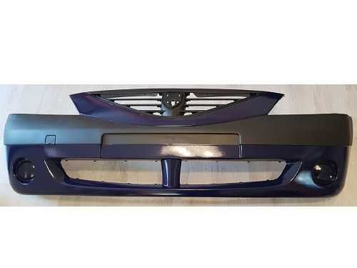 Bara fata fara proiectoare Dacia Logan 04 – 09 PH1 vopsita Albastru Jandarm 61H