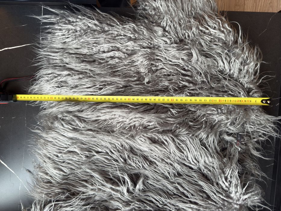 Лека шубка от дълъг косъм „лама“