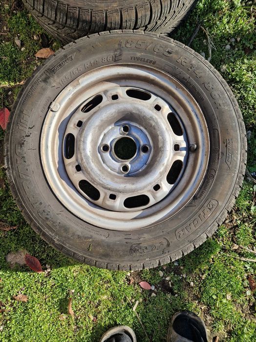 Гуми с джанти за Пасат 2 , 14 цола