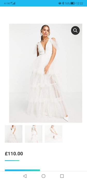 Булчинска рокля Beads and bridal