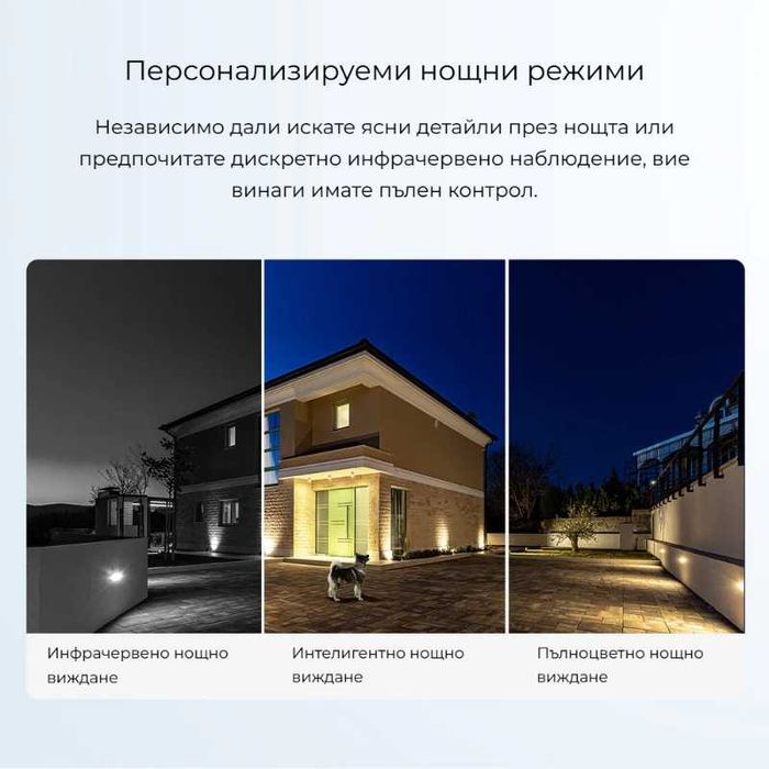 SONOFF CAM-B1P – Wi-Fi външна камера 2K HD с 180° обзор, AI разпознаване и IP65 защита