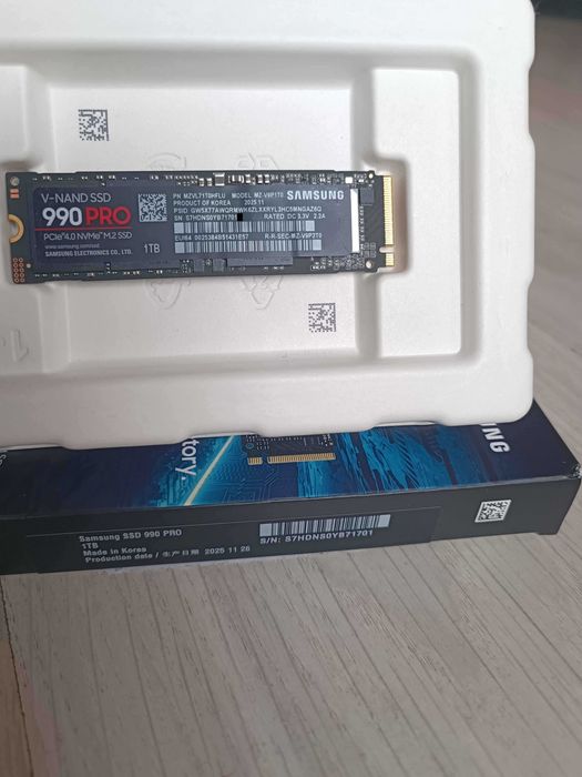 1TB Crucial T500, Samsung 990 PRO PCIe 4.0 NVMe - като нови, гаранция!