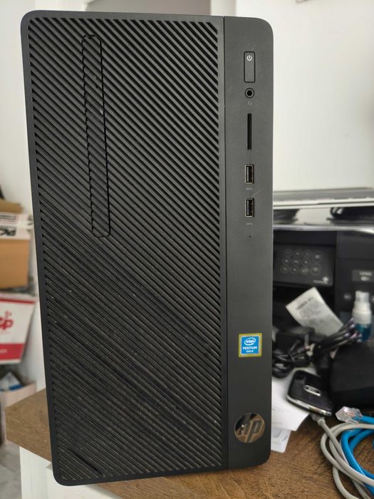 Sistem HP G290 G2, i5-9500 6 nuclee 16 GB RAM, SSD, SD card, DVD, Windows Office licențe originale