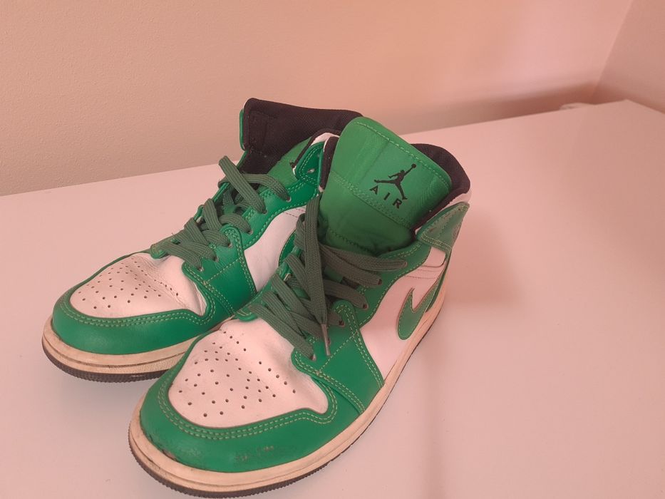 Air Jordan 1 Mid „Lucky Green”