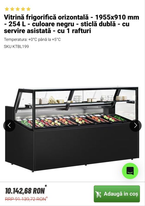 De vanzare vitrine frigorifice si frigider sucuri