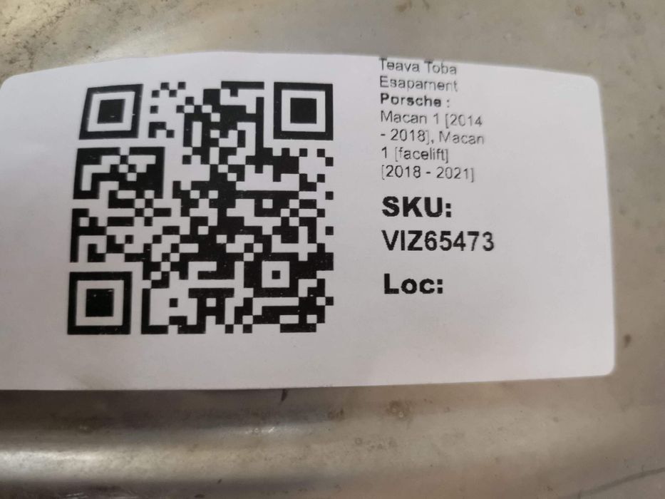 Порше Макан / Porsche Macan 1 [фейслифт] Оригинална ауспухова тръба