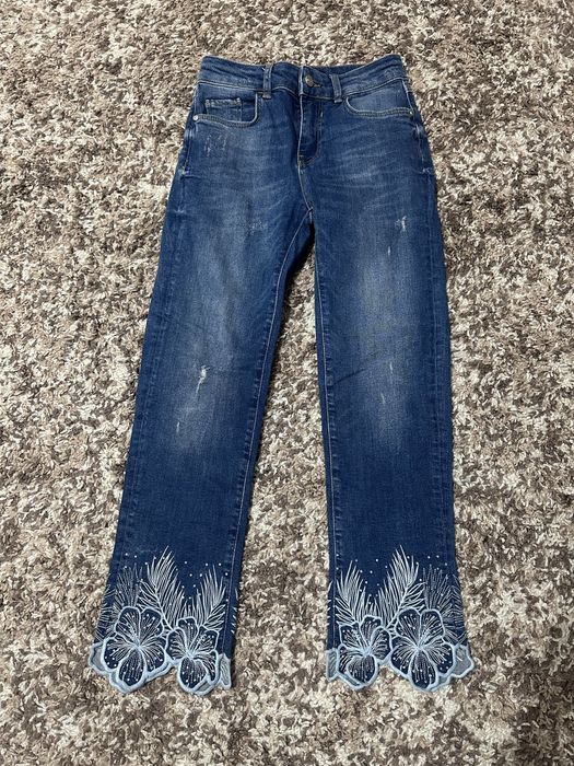 Blugi superbi dantela sibtalie inalta Desigual