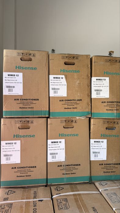 Кондиционер Hisense 12 wings, Super Dc invertor, Количество, доставка