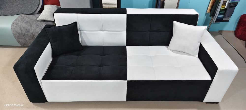 Диван для дома и офиса ткань букле
