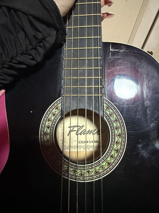 Chitara Flame neagra