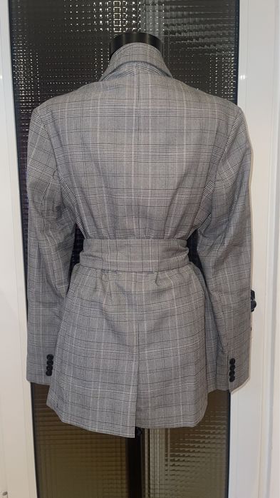 Sacou gri, office / casual ,  Bershka