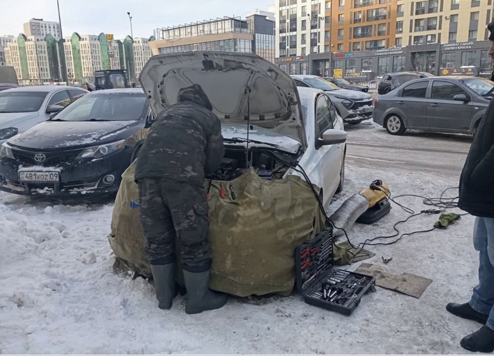 Отогрев, обогрев, прикурка.