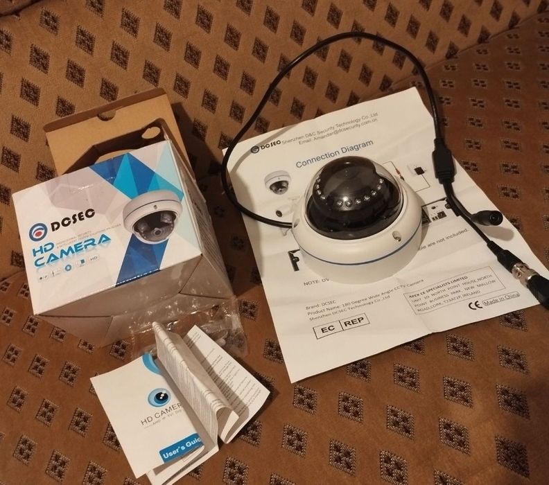 Cameră de securitate cu unghi larg de 5MP 4MP 180 de grade HD-TV