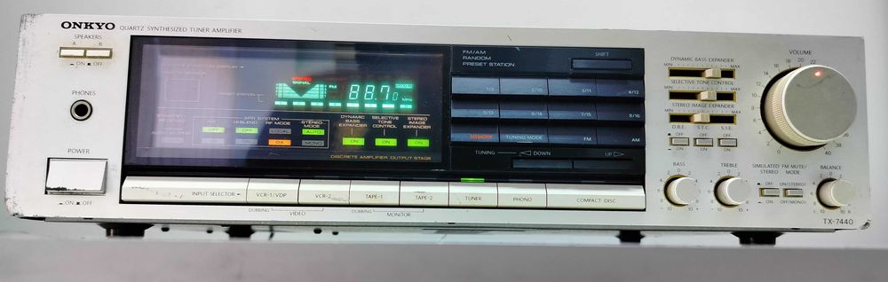 Onkyo TX 7440 amplificator stereo amplituner vintage performant