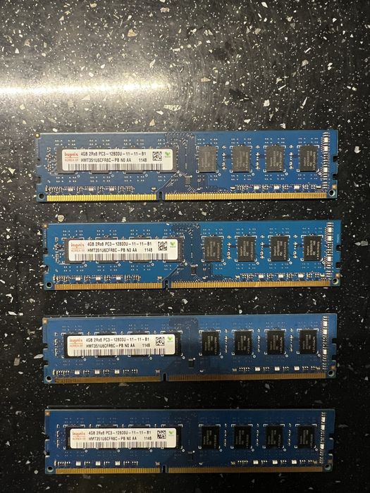 Memorie RAM 16GB DDR3 1600MHz SK Hynix – 4x4GB Desktop PC