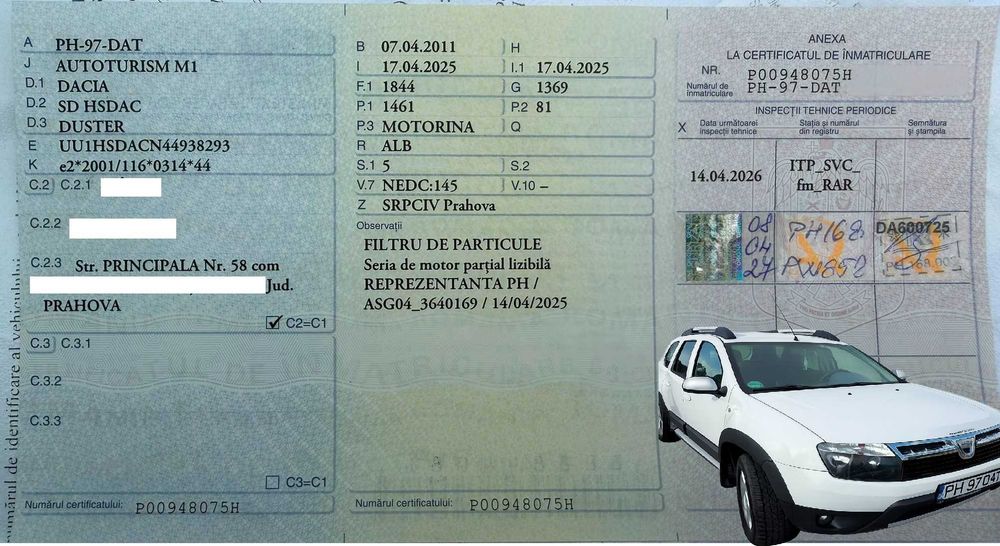 Dacia Duster 4x4