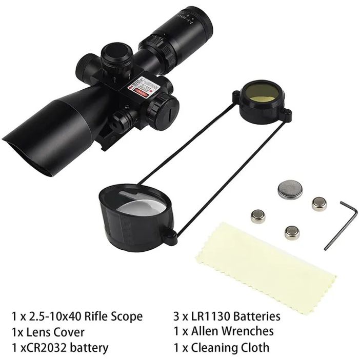 Оптичен лазерен прицел 2.5×10×40