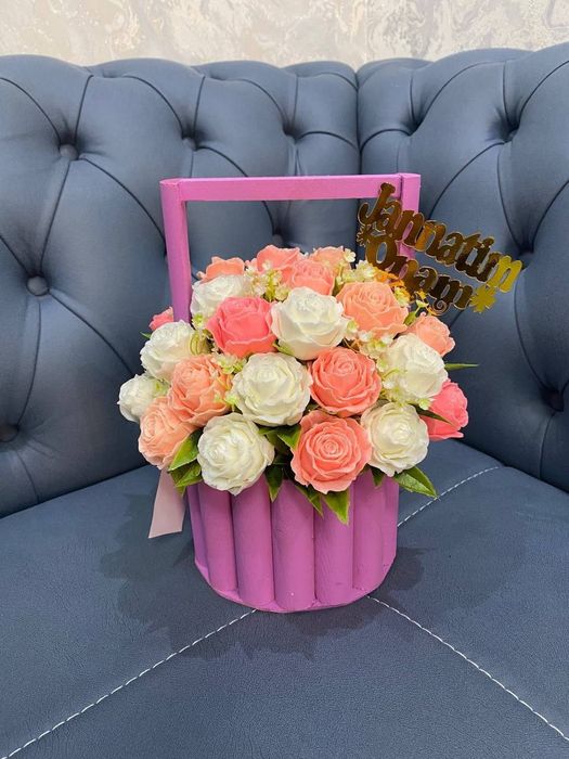 Sovun gullar ajoyib sovg'a dastavka xizmati bor