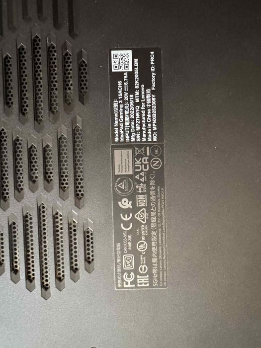 Лаптоп Lenovo ideapad gaming 3